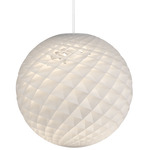 Patera Pendant - White / White