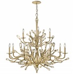 Eve Chandelier - Champagne Gold