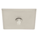 Fast Jack 4 Inch Square Canopy - Satin Nickel