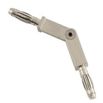 Monorail Flexible Conductive Connector - Satin Nickel