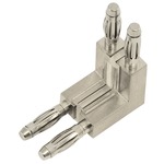 Monorail L Conductive Connector - Satin Nickel