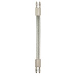 Monorail Adjustable Male End Connector - Satin Nickel