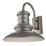 Redding Station Warm Dim Outdoor Wall Light - Tarnished