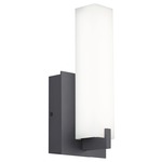 Cosmo Outdoor Wall Light - Charcoal / White Acrylic