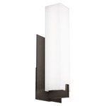 Cosmo Outdoor Wall Light - Bronze / White Acrylic