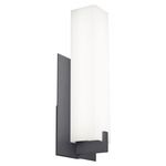 Cosmo Outdoor Wall Light - Charcoal / White Acrylic