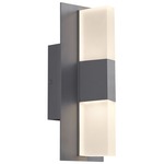 Lyft Outdoor Wall Light - Charcoal / Frost