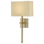 Ashdown Wall Light - Silver Leaf / Champagne