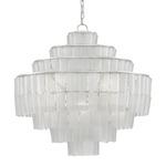 Sommelier Chandelier - Silver Leaf