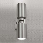 Alume 03 Wall Light with Mini Jbox - Stainless Steel / Clear