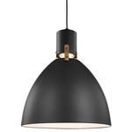 Brynne Pendant - Matte Black