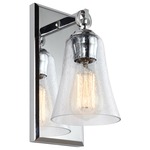 Monterro Wall Light - Chrome / Clear Seeded