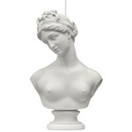 Suspended Statuary Goddess Pendant - Marble / Stone