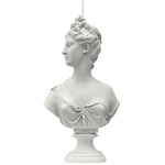 Suspended Statuary Muse Pendant - Marble / Stone