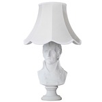 Waterloo Table Lamp - White / White