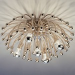 Anemone Wall / Ceiling Light - Polished Nickel