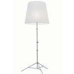 Baby Gilda Floor Lamp - Nickel / White