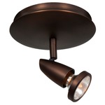 Mirage Spot Flush Mount - Bronze