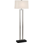 Doughnut Floor Lamp - Antique Silver / Snowflake