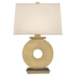 Tic-Tac-Toe Table Lamp - Antique Brass