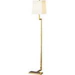 Doughnut Mini C Floor Lamp - Natural Brass / Snowflake