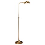Kinetic Adjustable Pharmacy Floor Lamp - Antique Brass