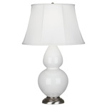 Double Gourd Table Lamp - Lily / Ivory Shade