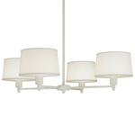 Real Simple Chandelier - White Mont Blanc / Stardust White