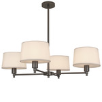 Real Simple Chandelier - Snowflake / Gunmetal