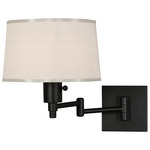 Real Simple Swing Arm Wall Sconce - Snowflake / Matte Black