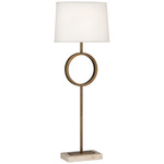 Logan Buffet Table Lamp - Fondine / Aged Brass