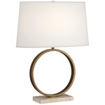 Logan Table Lamp - Fondine / Aged Brass