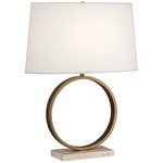 Logan Table Lamp - Fondine / Aged Brass