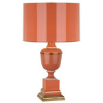 MM Annika Table Lamp - Natural Brass / Tangerine Opaque Parchment / Tangerine Lacque