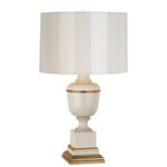 MM Annika Table Lamp - Natural Brass / Ivory Opaque Parchment / Ivory Lacquered