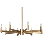 Delany Chandelier - Antique Brass