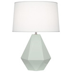 Delta Table Lamp - Celadon / Oyster Linen