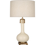 Athena Table Lamp - Bone / Heather Linen