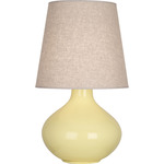 June Table Lamp - Butter / Buff Linen