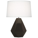 Delta Table Lamp - Coffee / Oyster Linen
