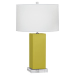 Harvey Table Lamp - Citron / Oyster Linen