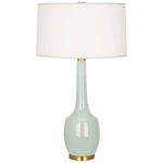 Delilah Table Lamp - Celadon / Oyster Linen