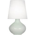 June Table Lamp - Celadon / Oyster Linen