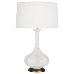 Pike Table Lamp - Lily / Pearl Dupioni