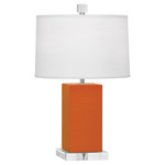 Harvey Accent Lamp - Pumpkin / Oyster Linen