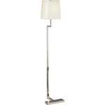 Doughnut Mini C Floor Lamp - Antique Silver / Snowflake