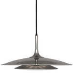 Axiom Pendant - Polished Nickel / Frosted