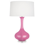 Pike Table Lamp - Schiaparelli Pink / Pearl Dupioni