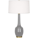 Delilah Table Lamp - Smoky Taupe / Oyster Linen