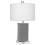 Harvey Accent Lamp - Smoky Taupe / Oyster Linen